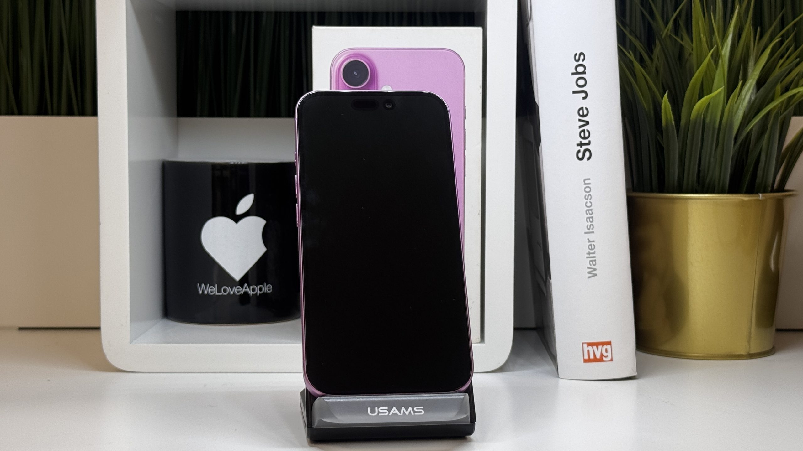 iPhone 16, 128GB, Rózsaszín, Számla, 2 Év Garancia
