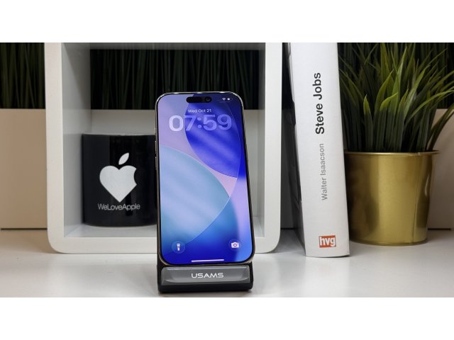 iPhone 16 Pro, 128GB, Sivatagi Titán, Számla, 2 Év Garancia