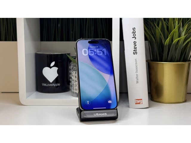 iPhone 15 Pro, 256GB, Natúr Titán, Számla, 2 Év Garancia