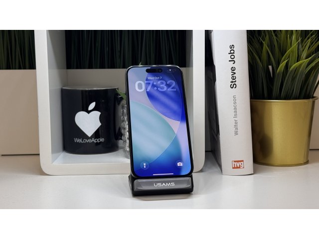 iPhone 15, 128GB, Fekete, Számla, 2 Év Garancia
