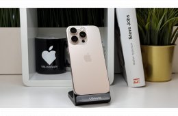 iPhone 16 Pro, 128GB, Sivatagi, Számla, 2 Év Garancia