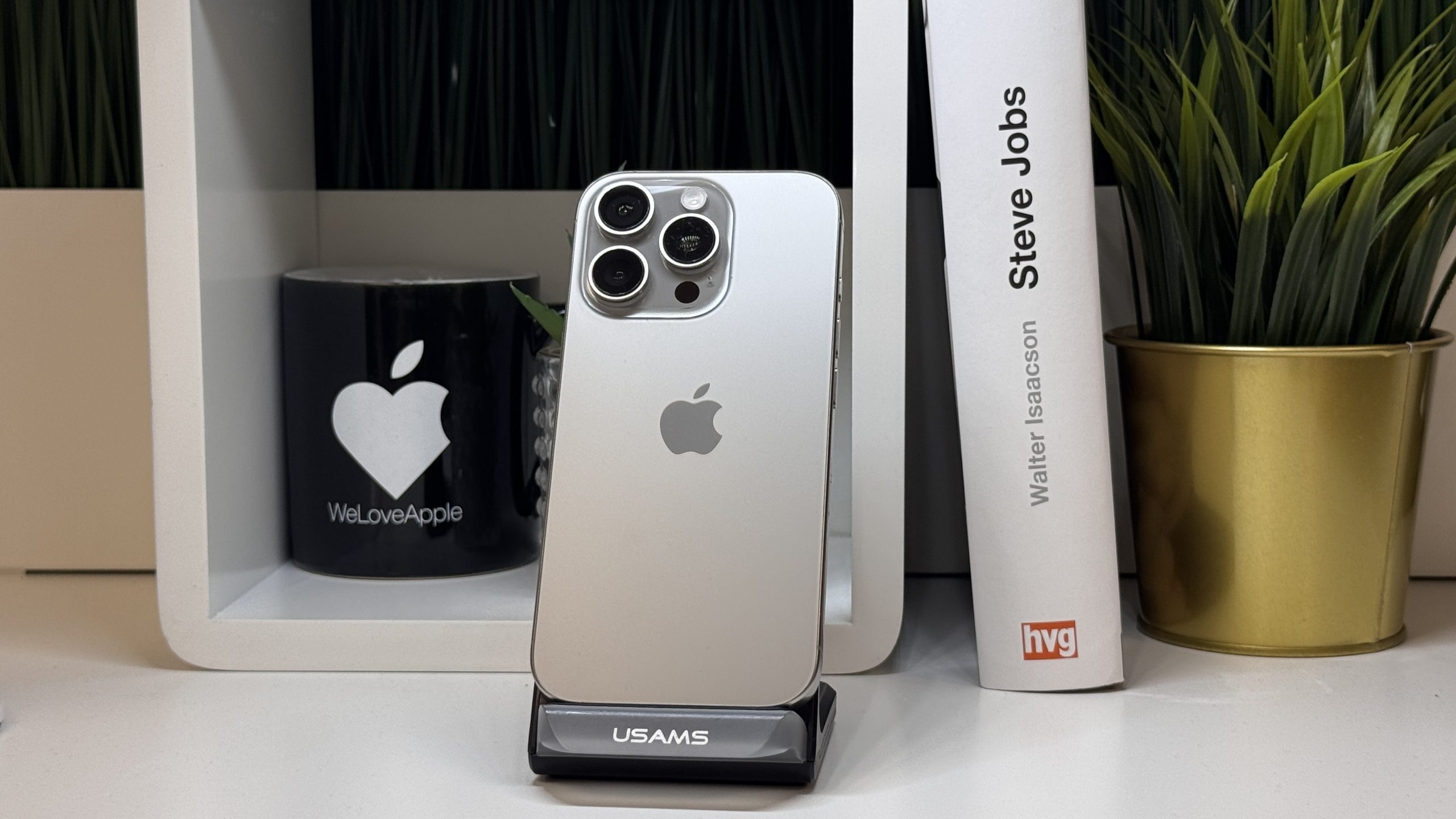 iPhone 16 Pro, 128GB, Szürke, Számla, 2 Év Garancia