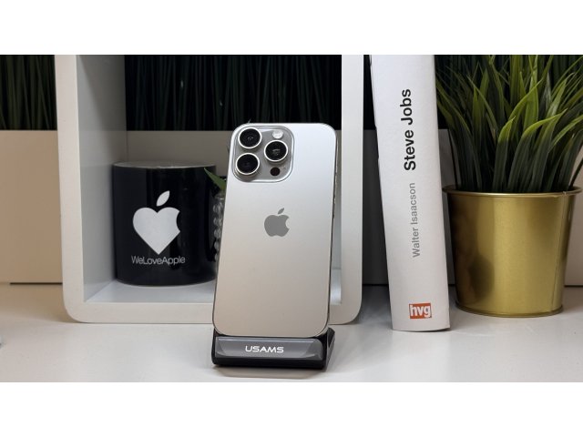 iPhone 16 Pro, 128GB, Szürke, Számla, 2 Év Garancia
