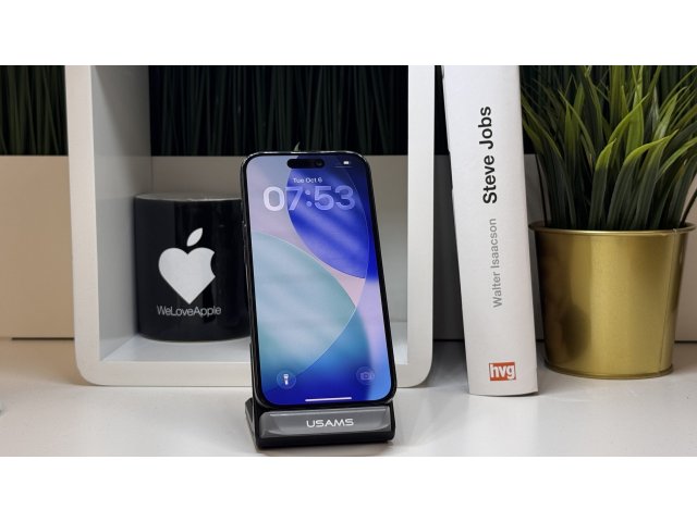 iPhone 15, 256GB, Fekete, Számla, 2 Év Garancia