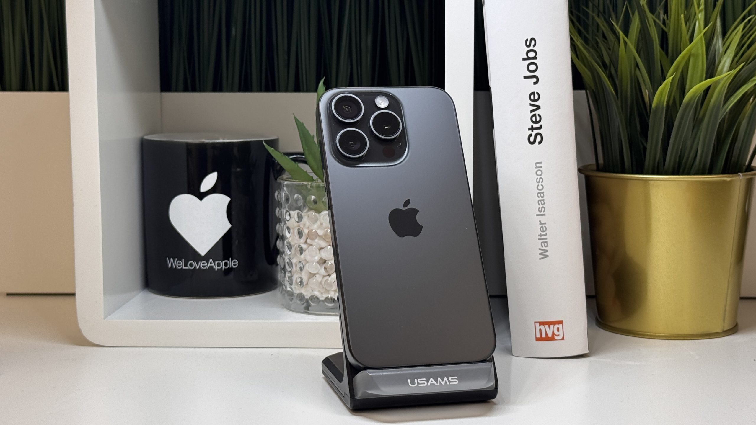 iPhone 15 Pro, 256GB, Fekete, Számla, 2 Év Garancia