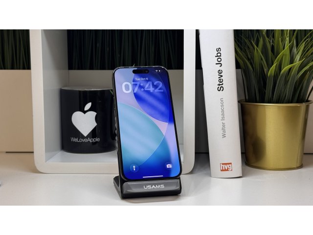 iPhone 15 Pro, 128GB, Fekete, Számla, 2 Év Garancia