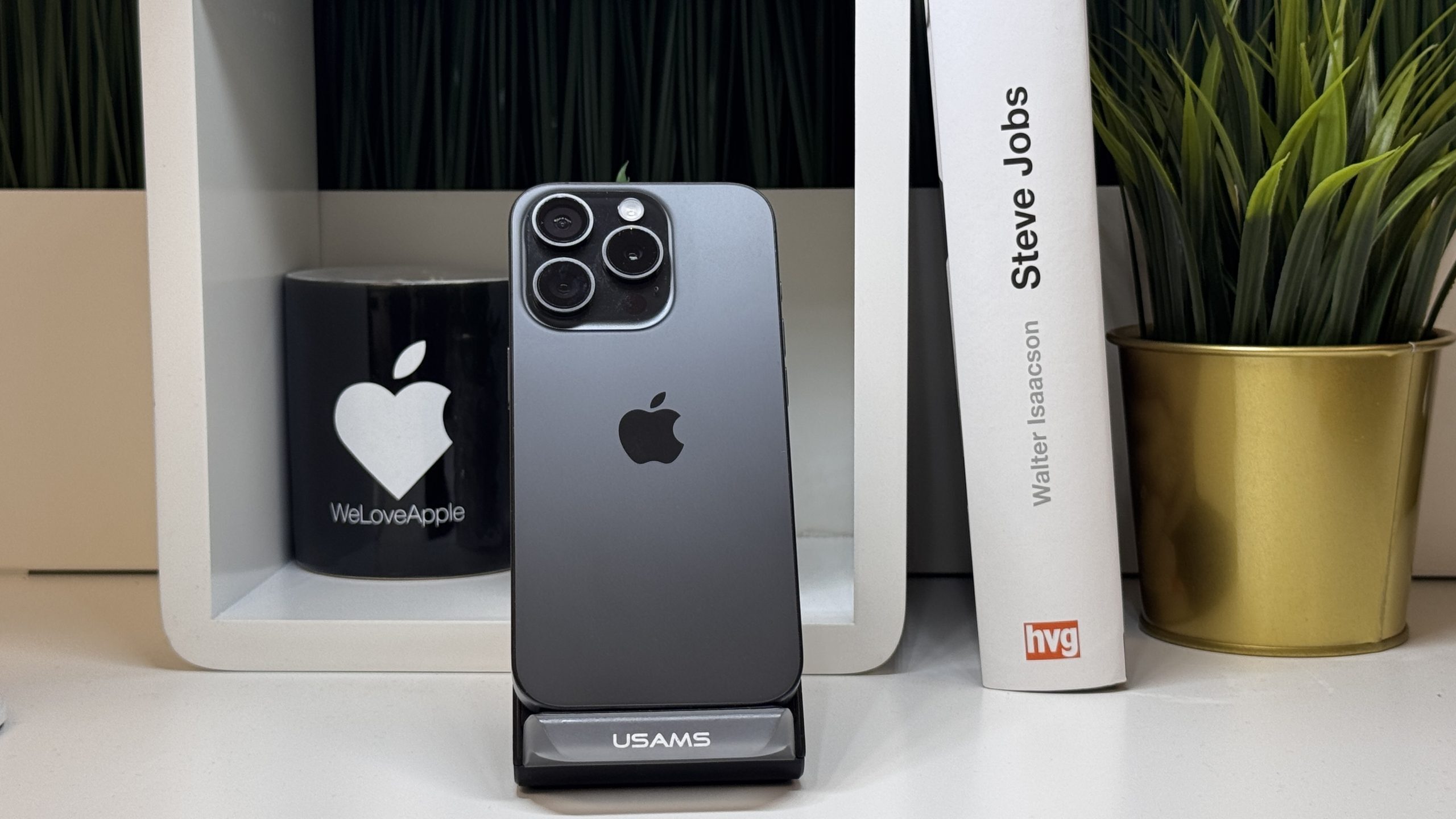 iPhone 15 Pro, 256GB, Fekete, Számla, 2 Év Garancia