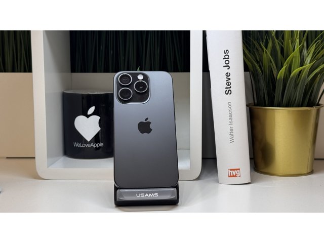 iPhone 15 Pro, 256GB, Fekete, Számla, 2 Év Garancia