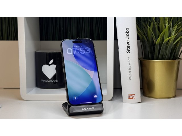 iPhone 15 Pro, 256GB, Fekete, Számla, 2 Év Garancia