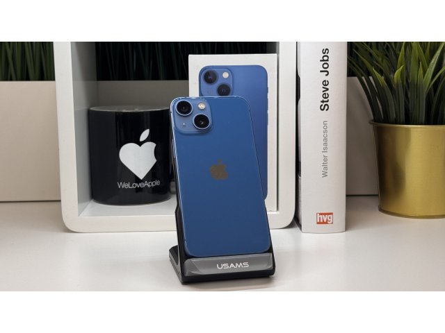 iPhone 13 mini 128GB, Kék, Független, Számla, 2 Év Garancia, 100%