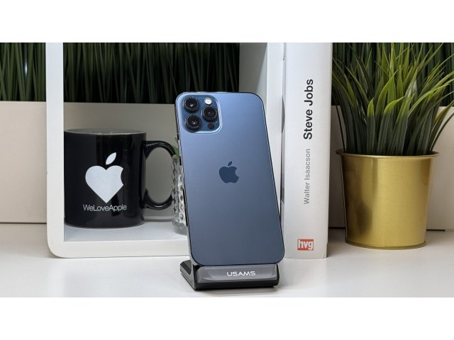iPhone 12 Pro Max 256GB, Kék, Független, Számla, 2 Év Garancia, 100%