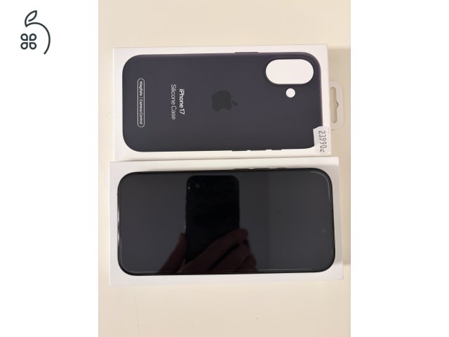 Újszerű iPhone 17 256gb, szürke, 3 év garancia!