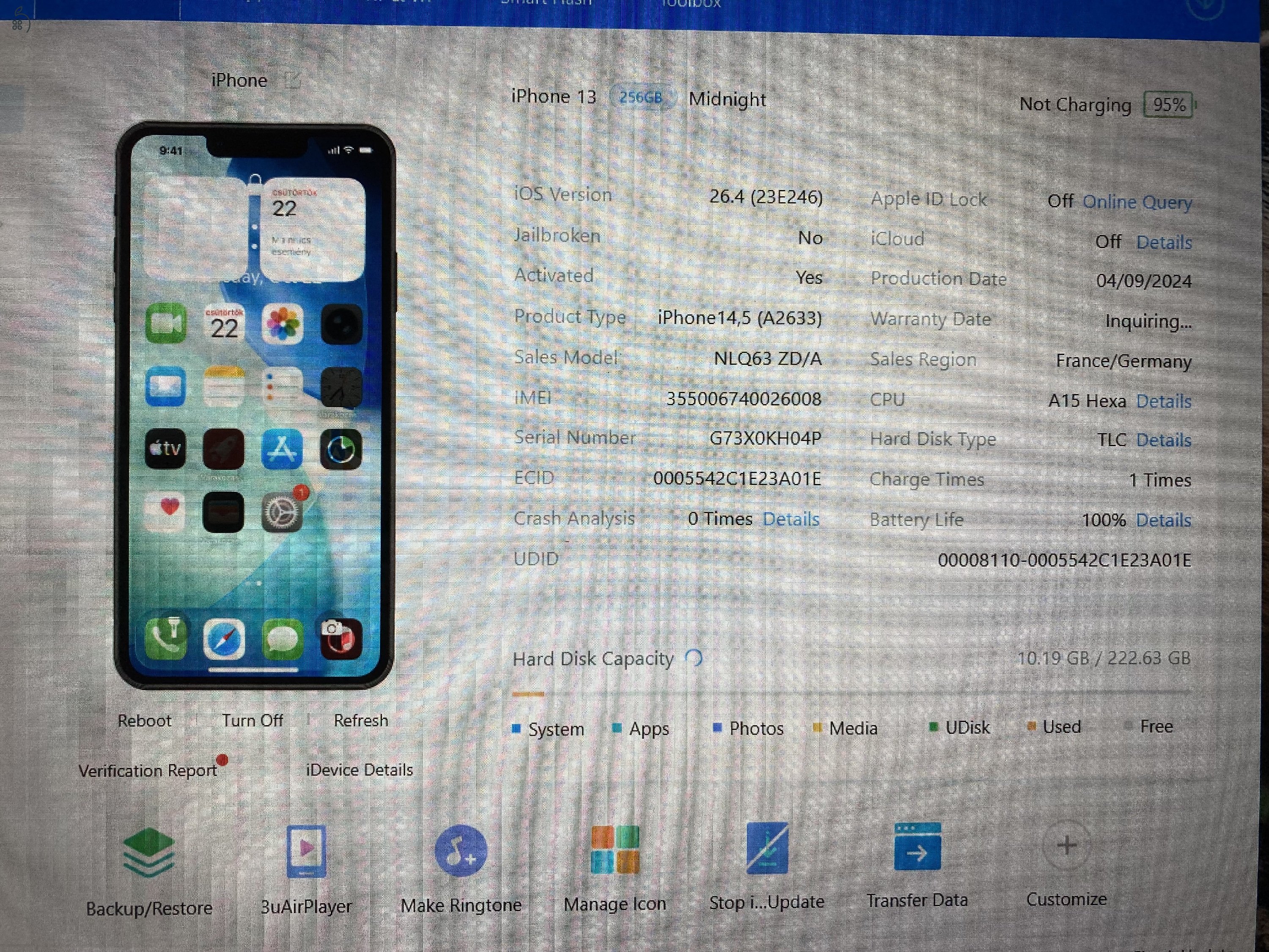 iPhone 13 256GB Új!