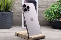 Hibátlan iPhone 16 Pro Max White Desert Titanium  256GB 2 ÉV Garanciával 91%