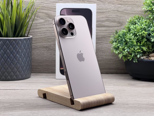 Hibátlan iPhone 16 Pro Max White Desert Titanium  256GB 2 ÉV Garanciával 91%