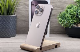 Hibátlan iPhone 16 Pro Max White Desert Titanium  256GB 2 ÉV Garanciával 91%