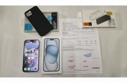 Iphone 15 Plus 128GB Blue újszerű állapotban eladó Debrecenben