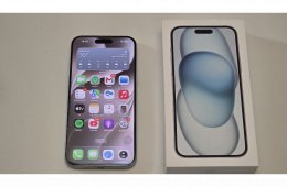 Iphone 15 Plus 128GB Blue újszerű állapotban eladó Debrecenben