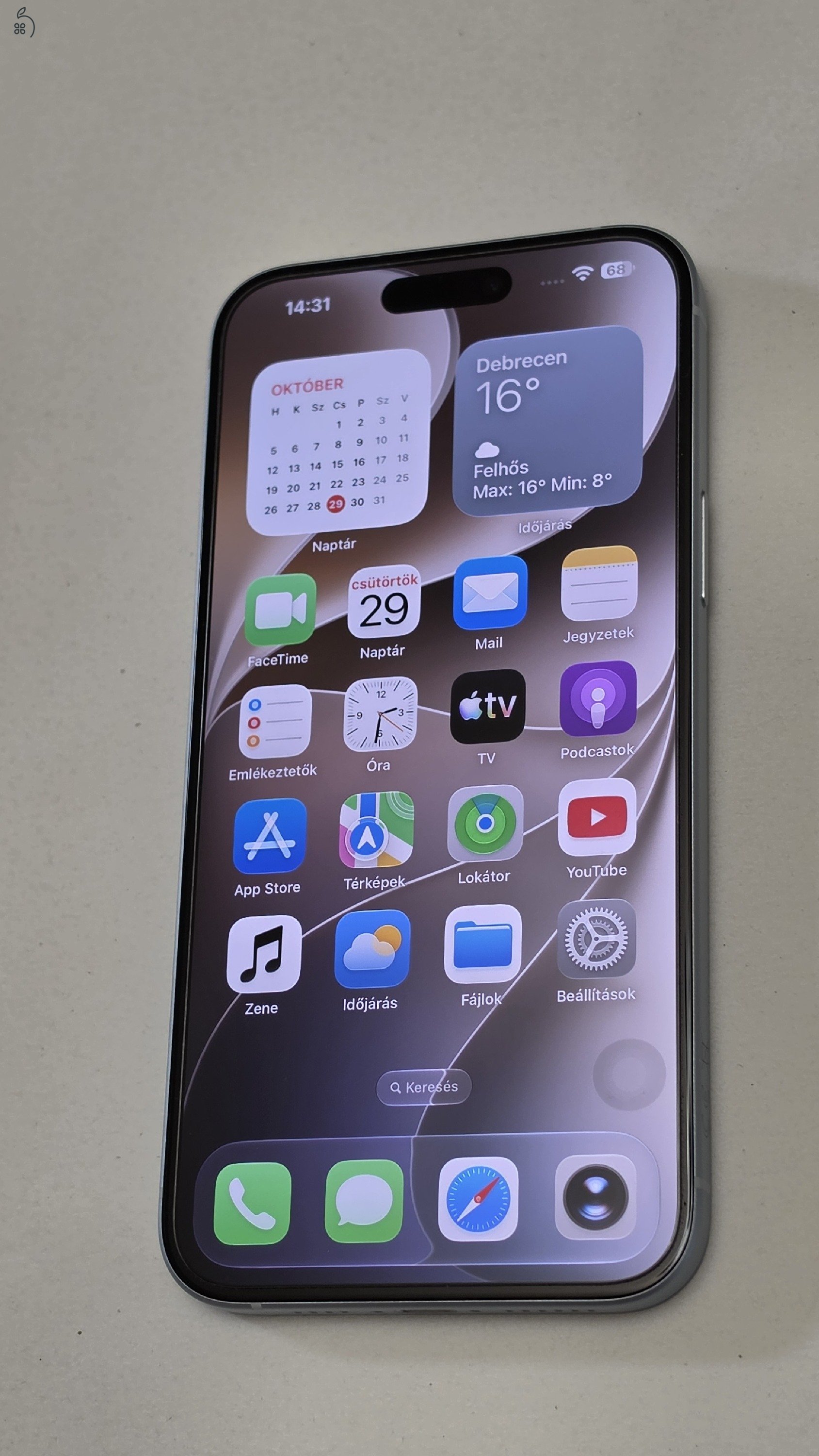 Iphone 15 Plus 128GB Blue újszerű állapotban eladó Debrecenben