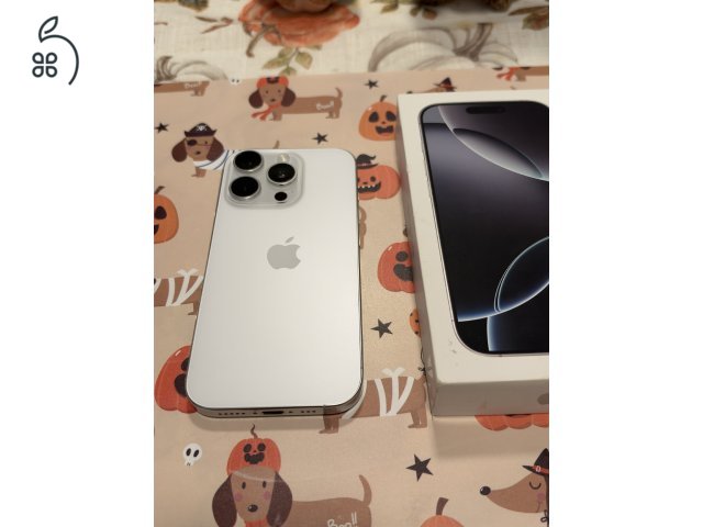 Iphone 16 Pro 128GB Fehér Titánium Újszerű Állapotú
