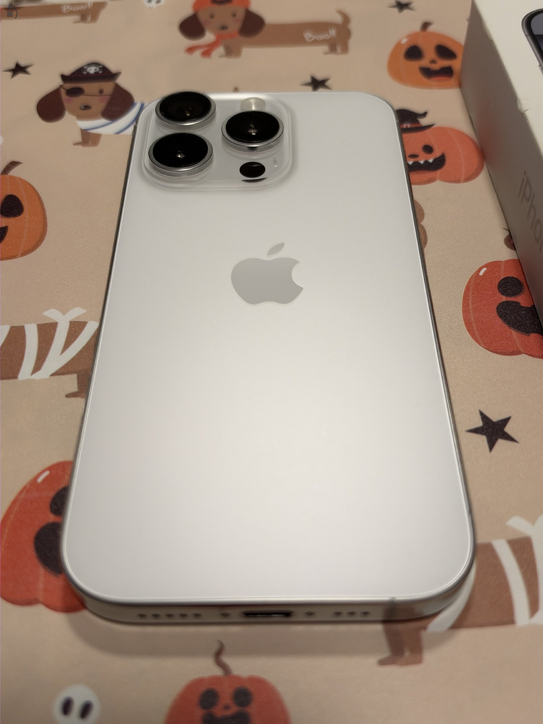 Iphone 16 Pro 128GB Fehér Titánium Újszerű Állapotú