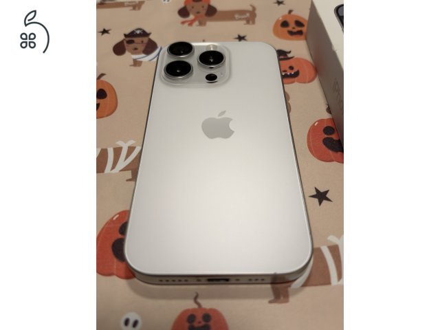 Iphone 16 Pro 128GB Fehér Titánium Újszerű Állapotú