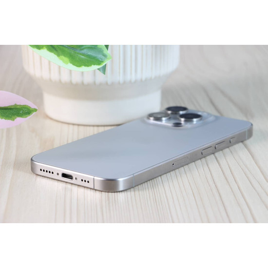 Használt iPhone 15 Pro 128GB Natural Titan B US-8809