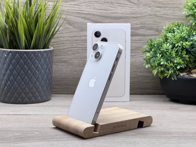 iPhone 13 Mini Starlight 128GB 2 ÉV Garanciával Számlával Aksi 100%