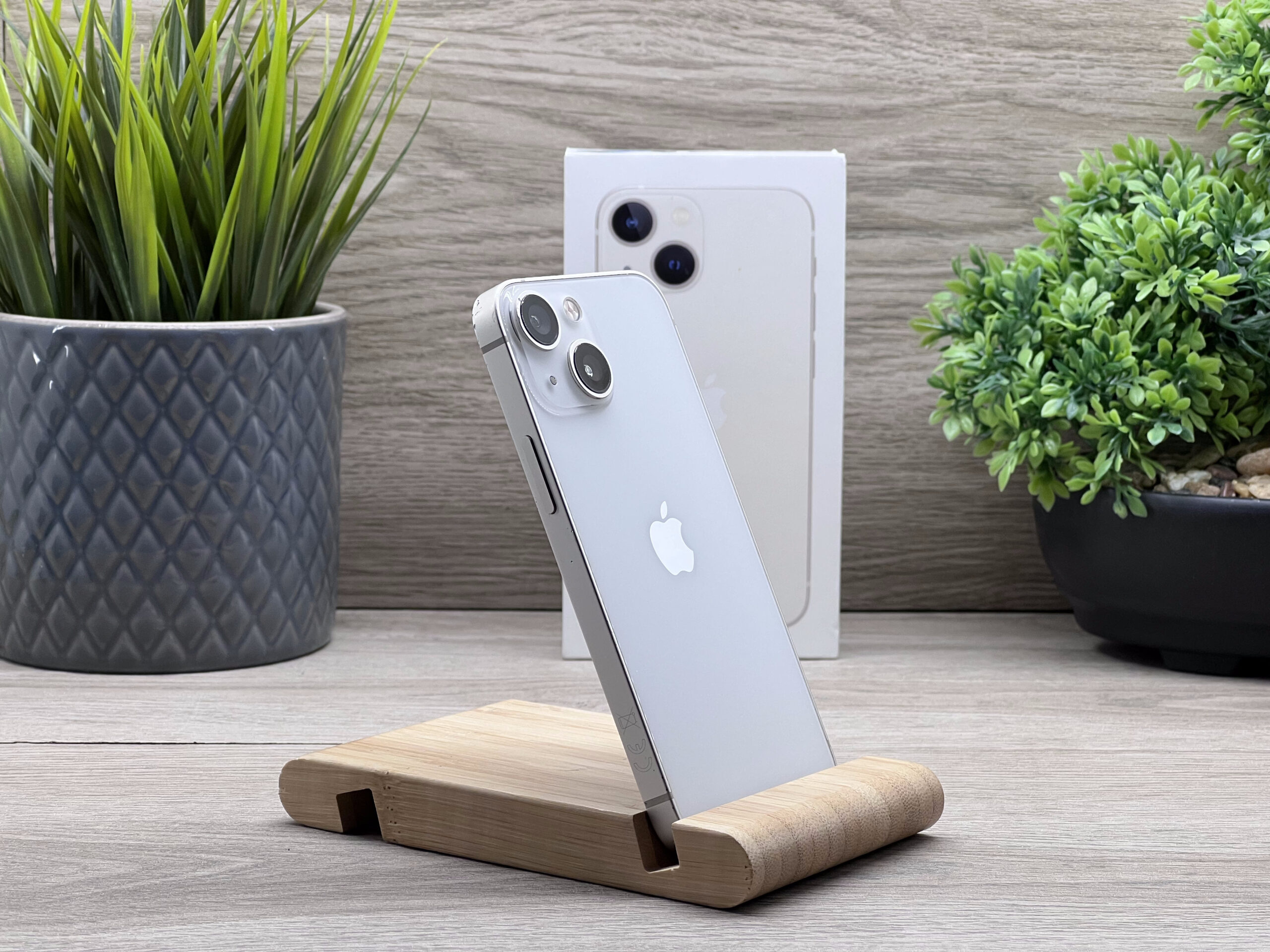 iPhone 13 Mini Starlight 128GB 2 ÉV Garanciával Számlával Aksi 100%