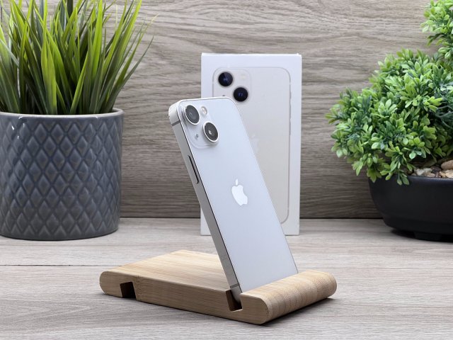 iPhone 13 Mini Starlight 128GB 2 ÉV Garanciával Számlával Aksi 100%