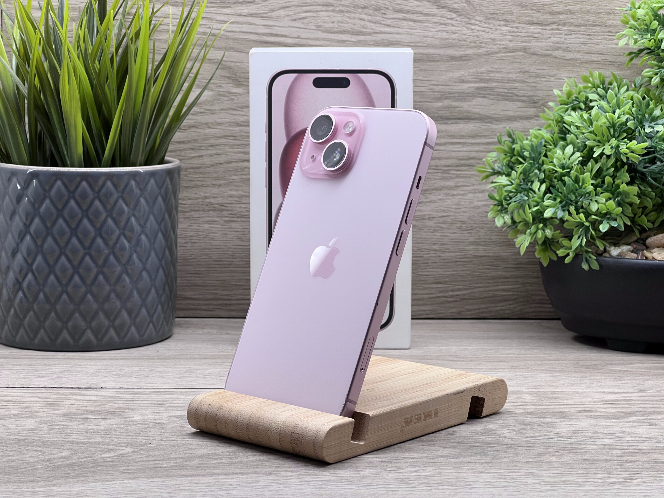 Hibátlan iPhone 15 Pink 128GB 2 ÉV Garanciával Számlával Aksi 100%