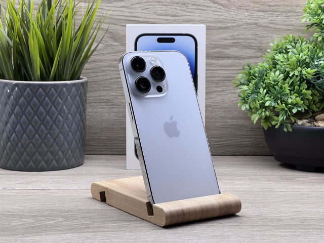 iPhone 14 Pro Silver 128GB 2 ÉV Garanciával Számlával Aksi 100%