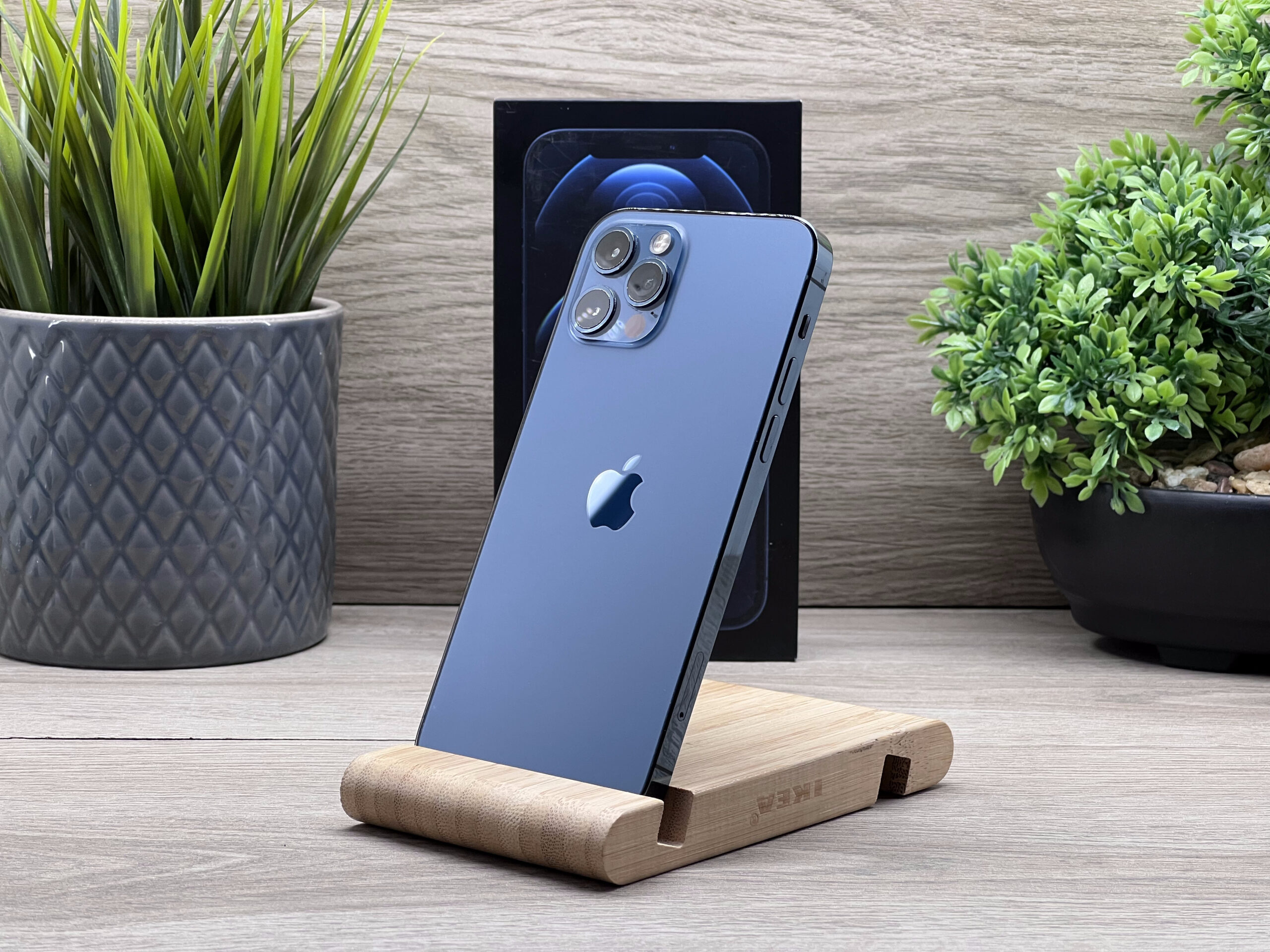Hibátlan iPhone 12 Pro Pacific Blue 256GB 2 ÉV Garanciával Számlával Aksi 100%