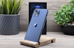 Hibátlan iPhone 12 Pro Pacific Blue 256GB 2 ÉV Garanciával Számlával Aksi 100%
