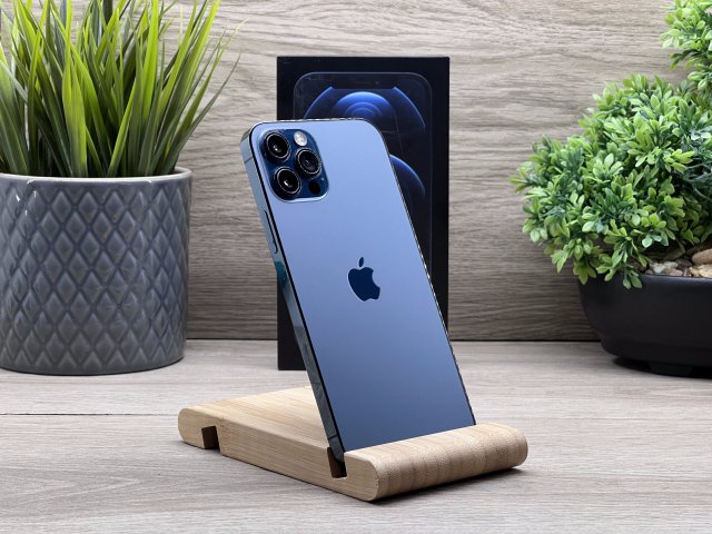 Hibátlan iPhone 12 Pro Pacific Blue 256GB 2 ÉV Garanciával Számlával Aksi 100%