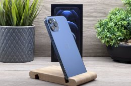Hibátlan iPhone 12 Pro Pacific Blue 256GB 2 ÉV Garanciával Számlával Aksi 100%