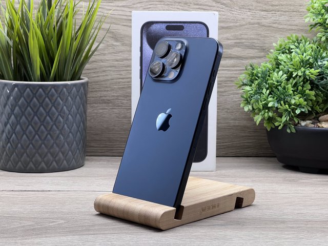 iPhone 15 Pro Max Blue Titanium 256GB 2 ÉV Garanciával Számlával