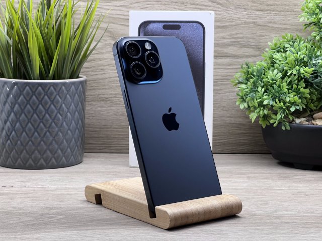 iPhone 15 Pro Max Blue Titanium 256GB 2 ÉV Garanciával Számlával