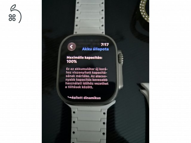 Apple Watch Ultra 2 - Garancia: 2027.07.25.-ig