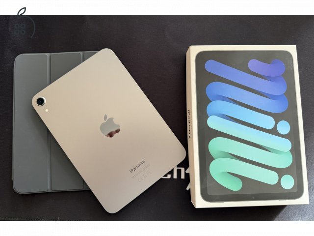 IPAD MINI 7 128GB Wi-Fi - Space Gray színben Garancia! + Apple Smart Folio
