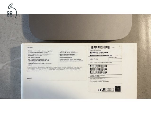 Mac mini 2018 asztoszürke