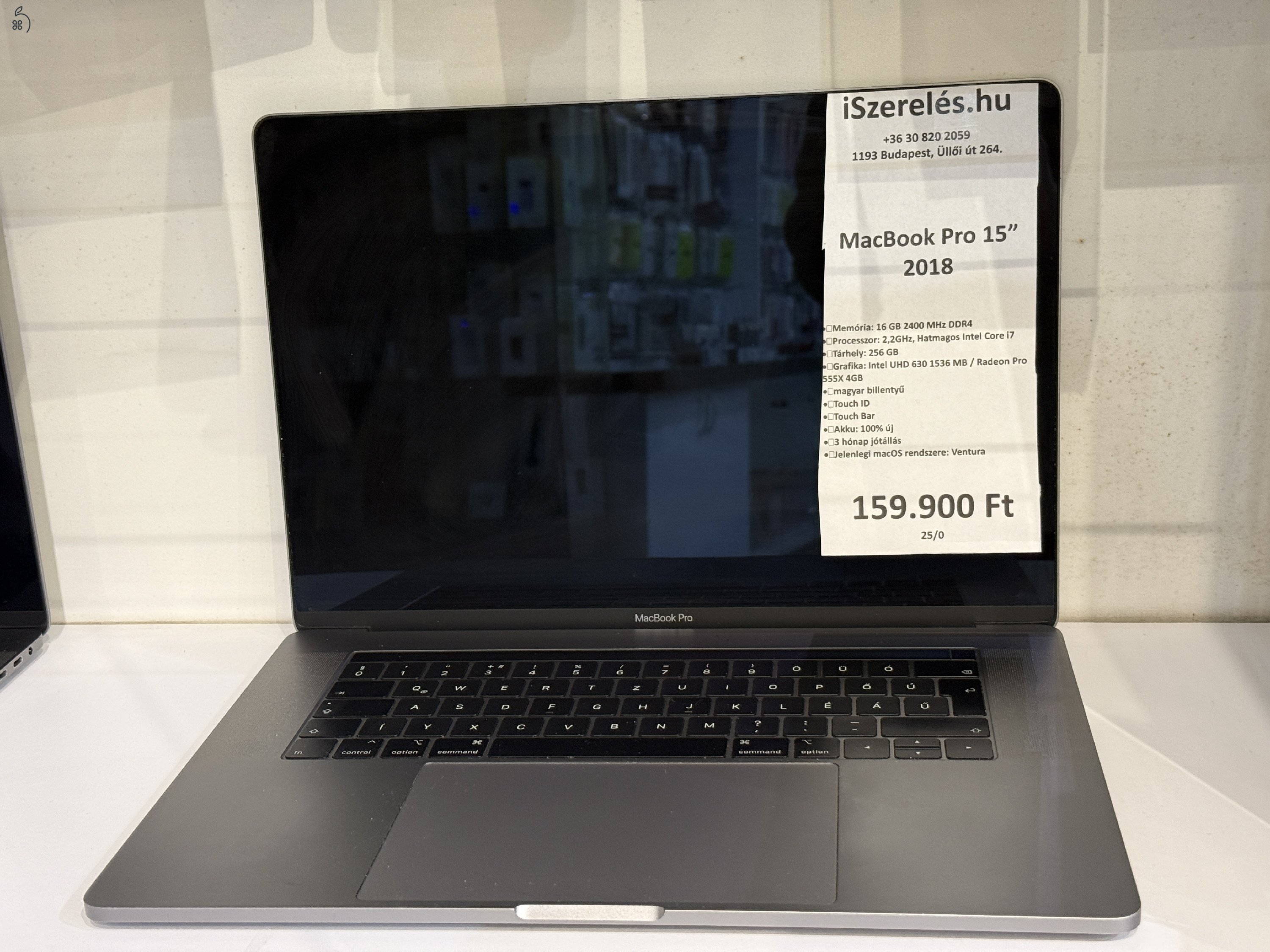 ÚJ AKKU MacBook Pro 15