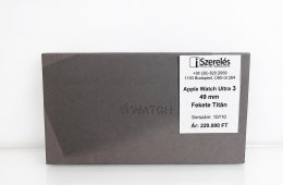 Apple Watch Ultra 3 49mm fekete titán garanciával (10/10) iSzerelés.hu