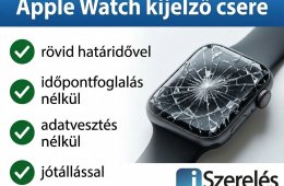 Betört vagy hibás az Apple Watch kijelzője? (iSzerelés.hu)