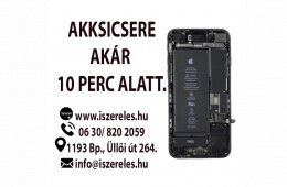iPhone akkumulátor csere Budapesten! (iSzerelés)