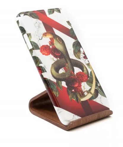 CR - iPhone XS Max Rózsa és kígyómintás műanyag telefontok