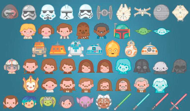 Star Wars emojik a láthatáron!