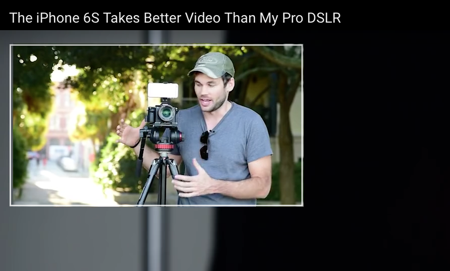 iPhone 6S vs Nikon D750 DSLR: Videó teszt