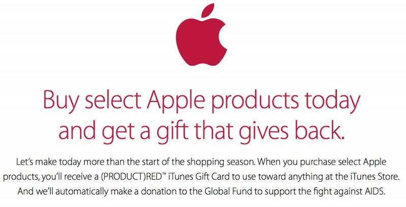 iTunes ajándékkártyával ünnepli az Apple a fekete pénteket