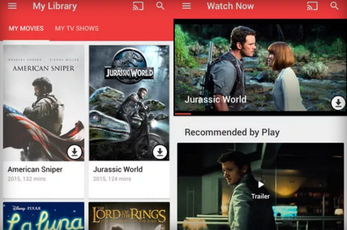 AirPlay támogatást kapott a Google Movies és TV iOS applikáció